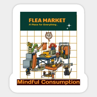 Mindful consumption Sticker